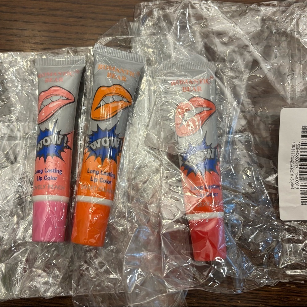 Romantic bear 3pc lip stain NEW - Picture 3 of 3